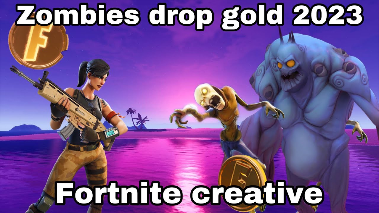 How to make zombies drop gold when you kill them! (Fortnite Creative 2023)