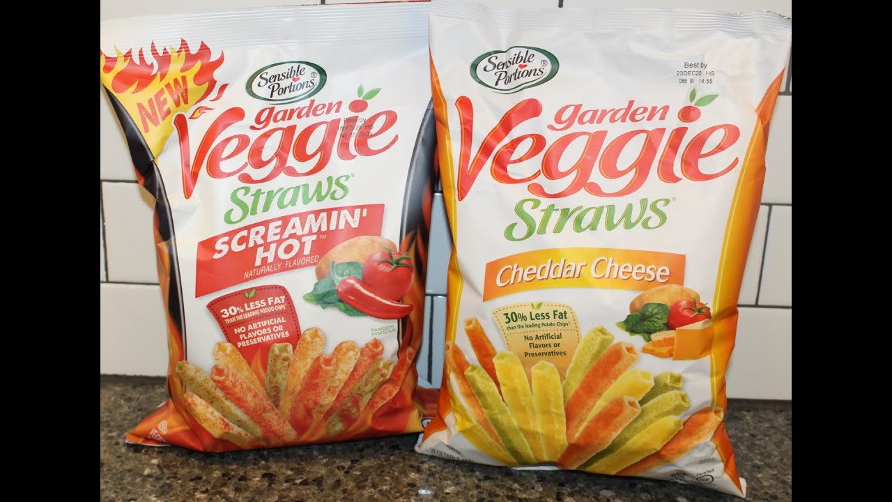 Sensible Portions Garden Veggie Straws: Screamin’ Hot & Cheddar Cheese Review