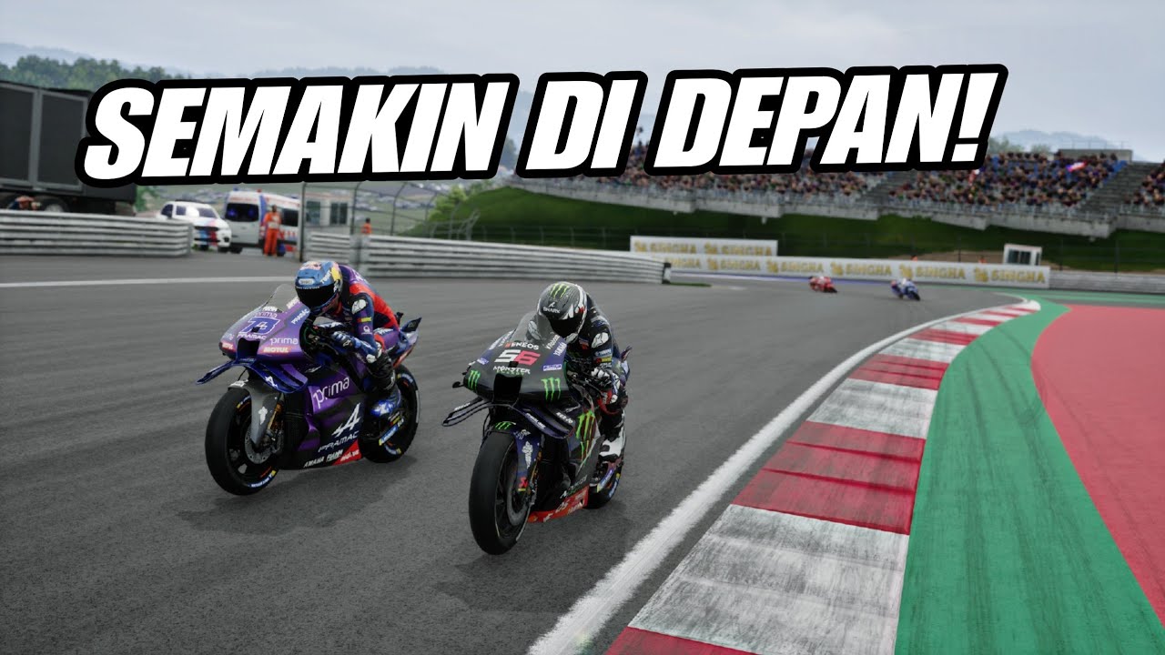 LAGI DAN LAGI! DUO YAMAHA CURI PODIUM DI GP REDBULL RING! - (CAREER 59) MOTOGP25