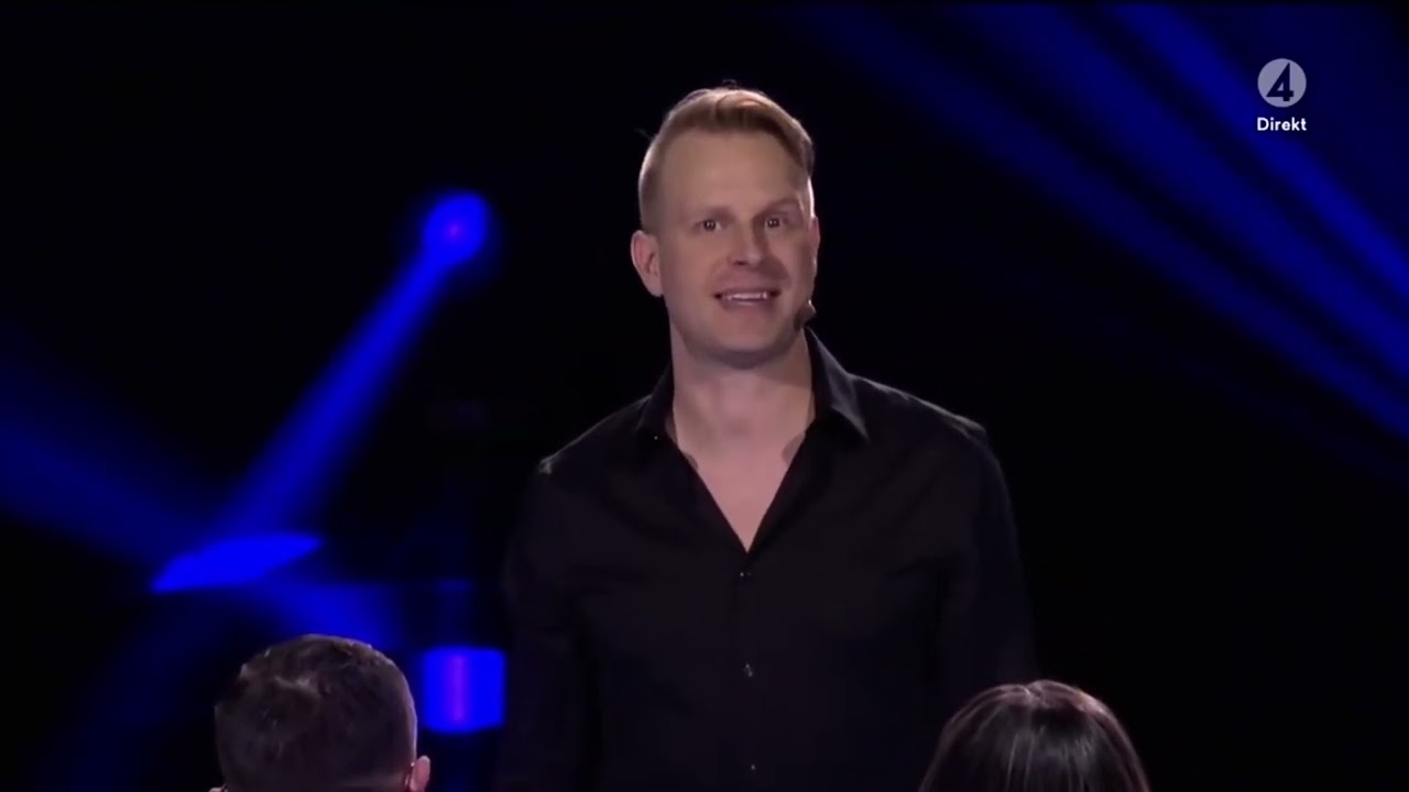 Johan Ståhl i talang finalen 2021.