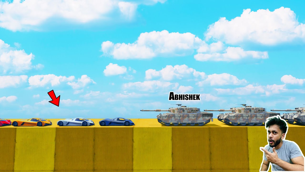 Tanks Vs Cars Tight Face To Face