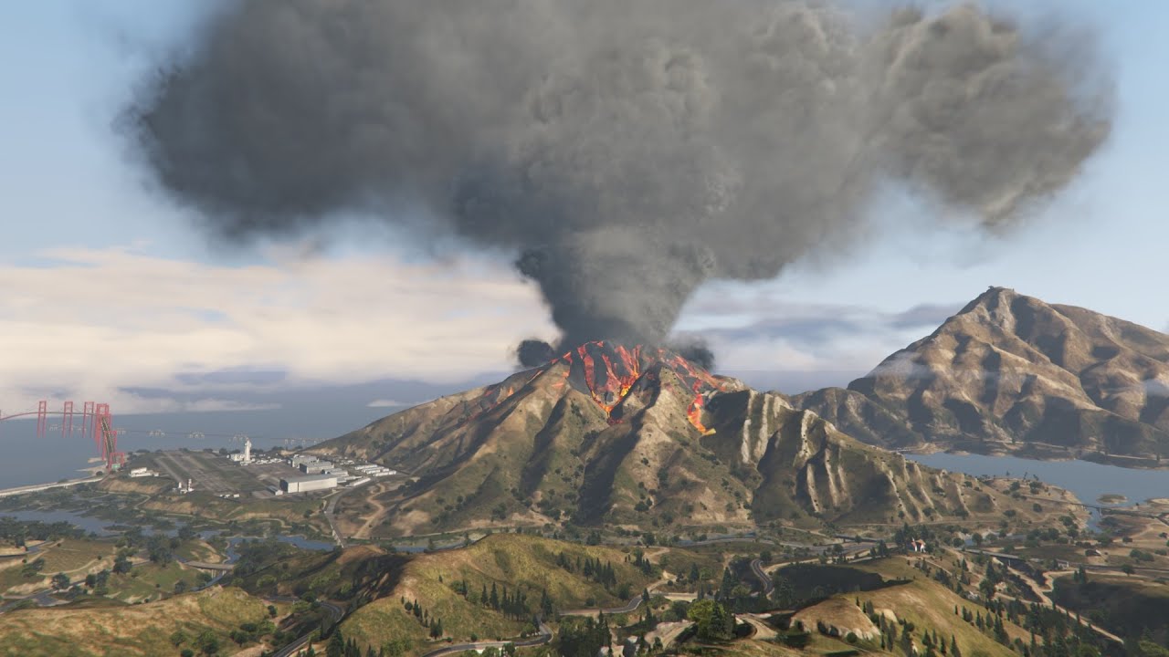 Vulcano mod for GTA 5