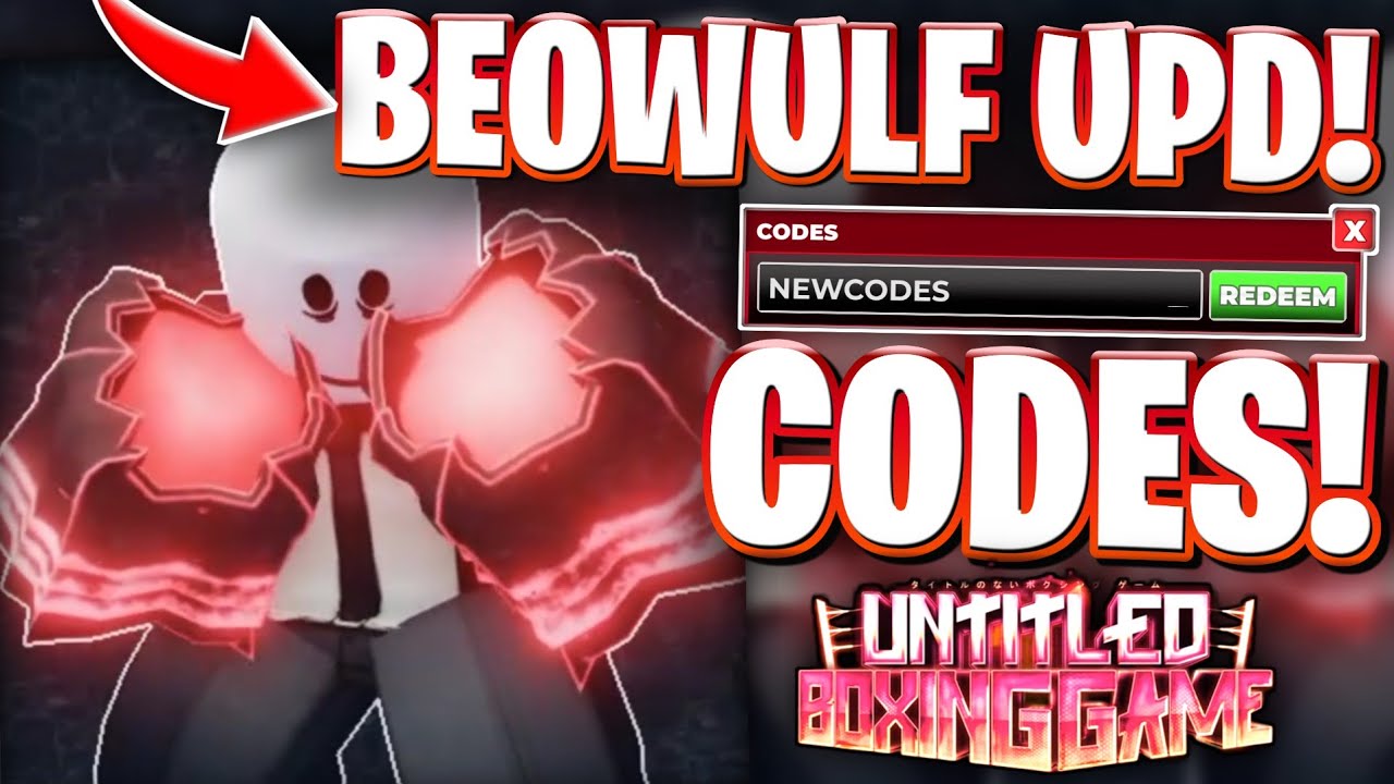 🐺*BEOWULF* ВСЕ НОВЫЕ КОДЫ ДЛЯ ОБНОВЛЕНИЯ QUEST REVAMP И BEOWULF В UBG ROBLOX UNTITLED BOXING GAME