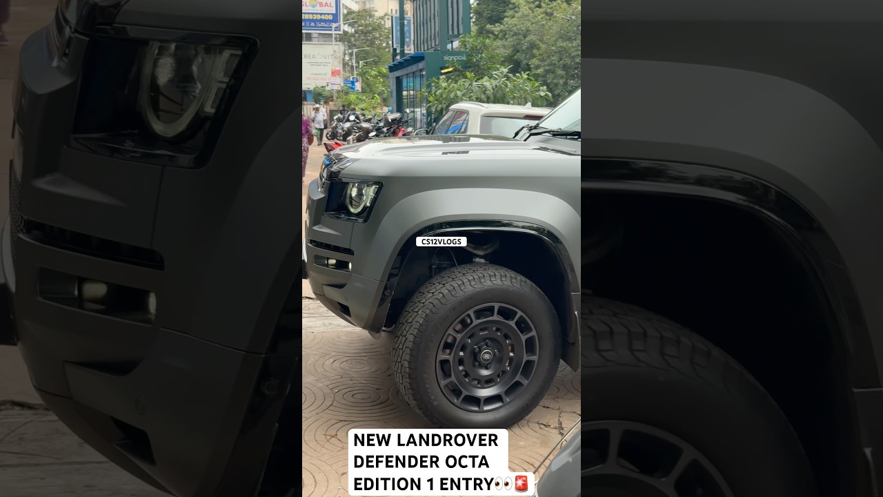 NEW LANDROVER DEFENDER OCTA EDITION ONE SUV ENTRY IN MUMBAI 