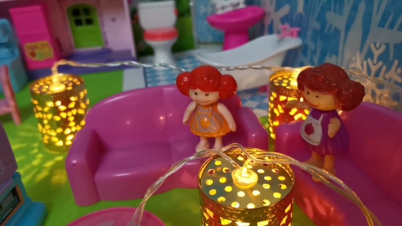 رمضان جانا غنوا معانا ❤️❤️- عائلة عمر - جنه ورؤى - كرتون العاب اطفال - عالم بامبي