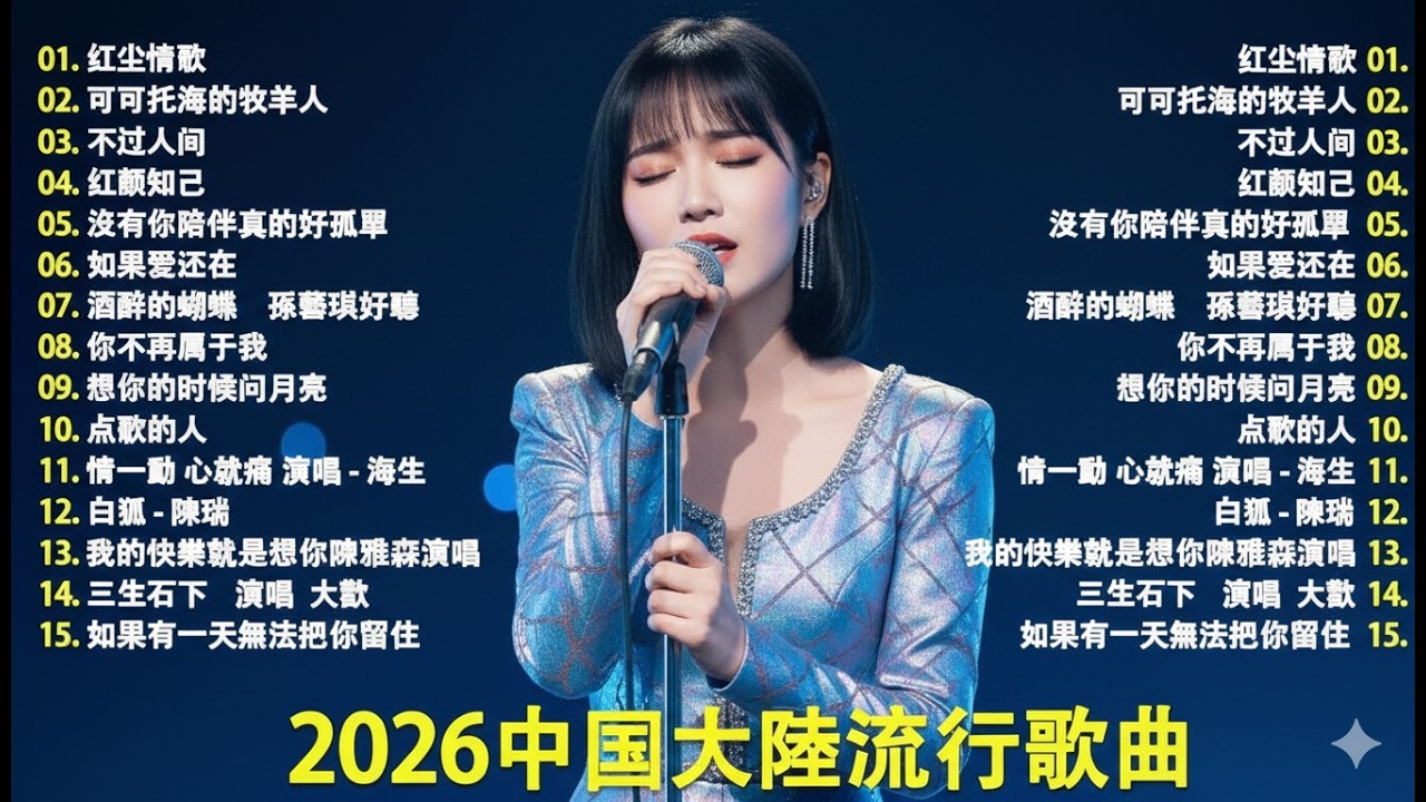 Top Chinese Songs 2026💥💥2026流行歌曲【無廣告】2026最新歌曲 2026好听的流行歌🎼🎼2026最新歌曲 2026好听的流行歌