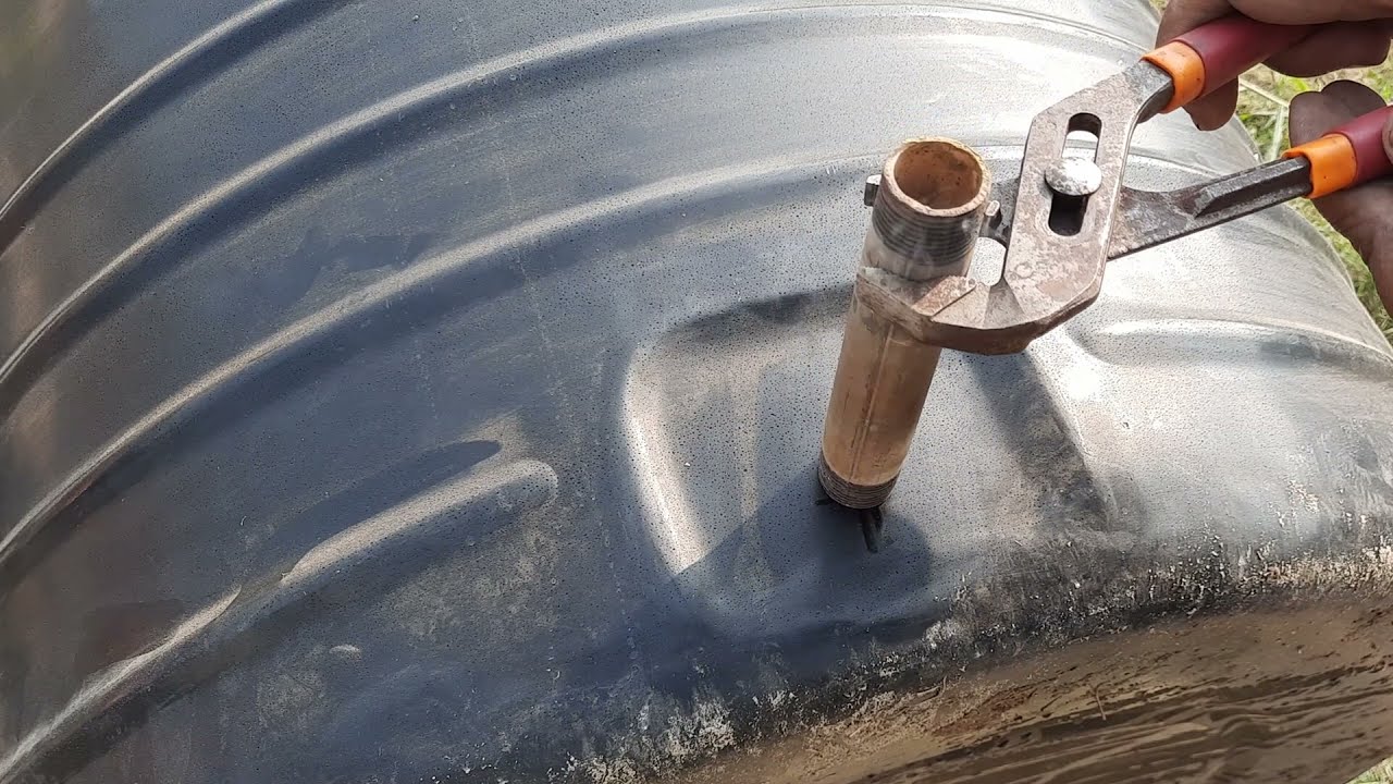 How to Make Connection Hole in Water Tank