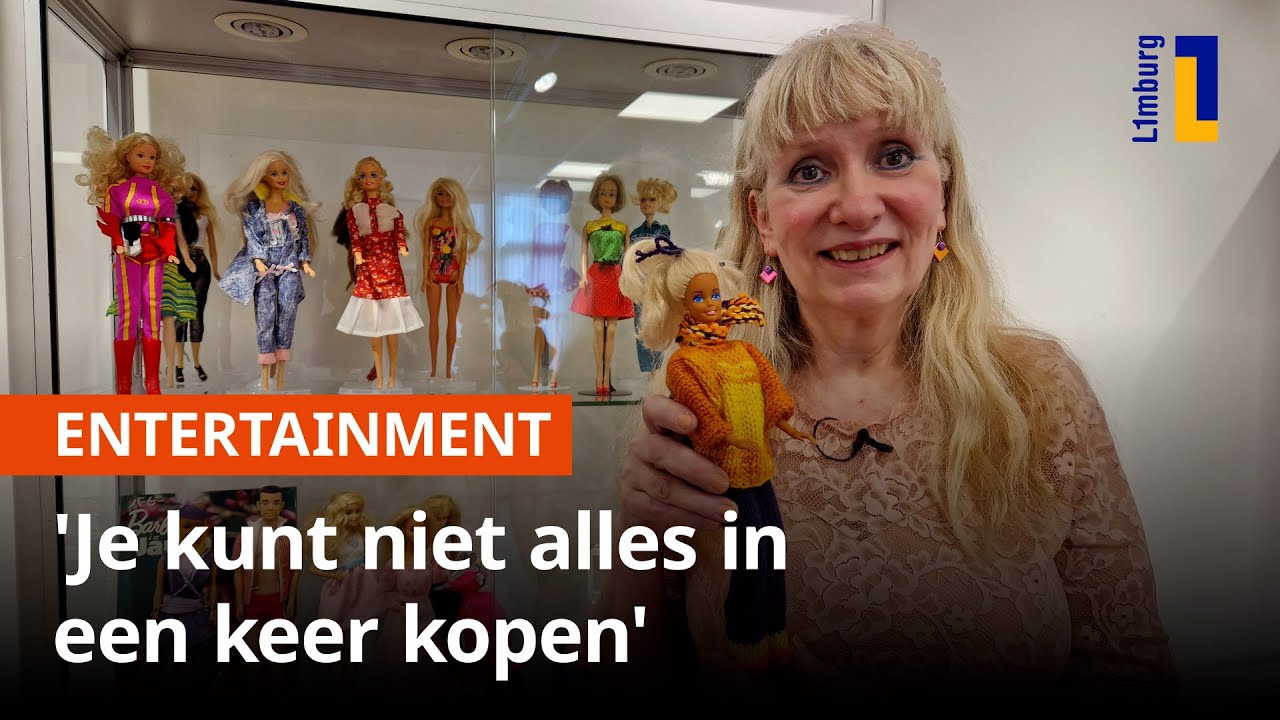 Barbiefan Saskia met verzameling Barbies in museum | 1Limburg