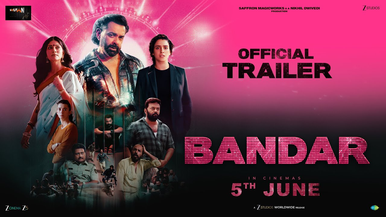 BANDAR | Official Trailer | Bobby D, Sanya M, Sapna P, Saba A | Nikhil D, Anurag K|In Cinemas June 5
