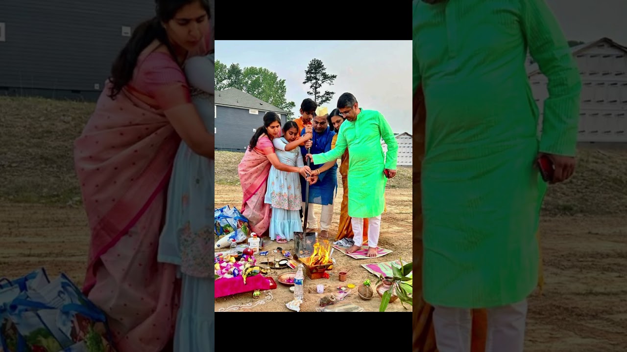 Bhumi Pujan#usa#newhome#pultehomes #blessings#