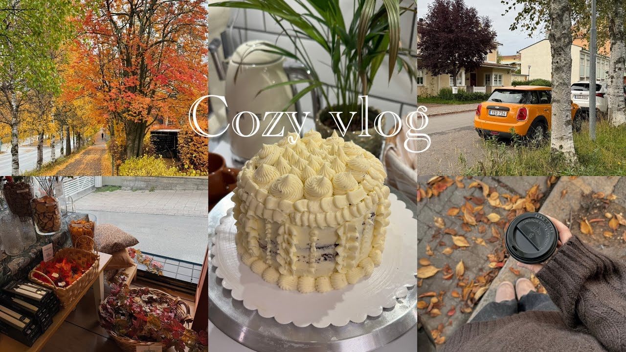 Cozy fall vlog/ Romanticizing autumn/ Fall recipe/ Aesthetic & Productive days/ Deep cleaning 🍂🧺