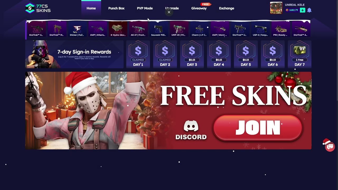 New CS2 Case opening SITE (FREE BALANCE+ FREE CASE) -  77CSSKINS.COM