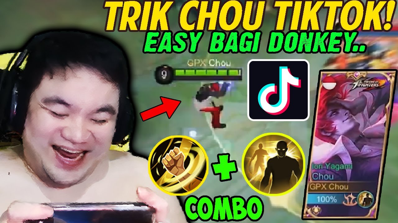 COBA CHOU TIKTOK !! MAIN CHOU PAKE TRICK INI EASY CUY!! | Donkey BAR BAR