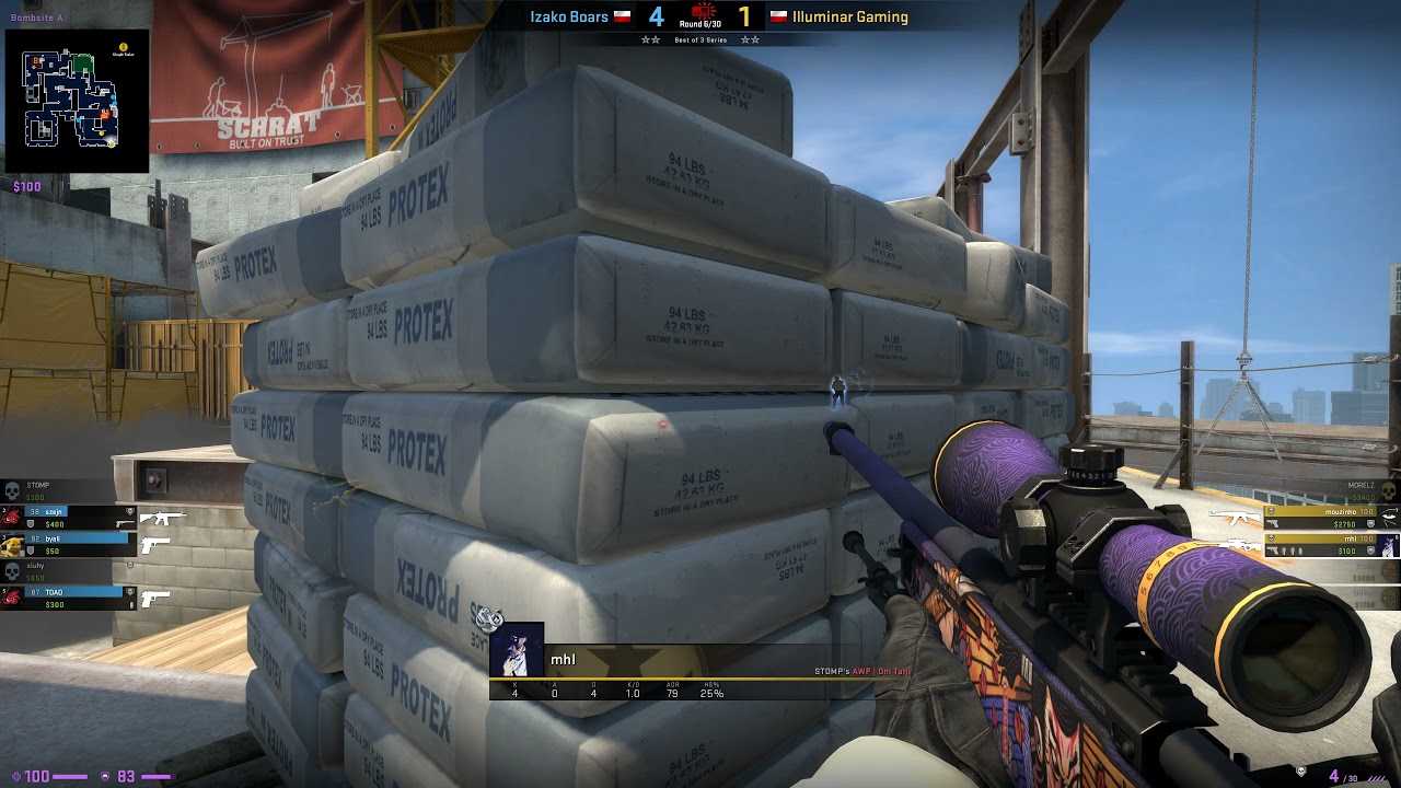 mhl - AWP clutch 1vs3. Vertigo. Illuminar vs. Izako Boars at Polish Esport League Spring 2021