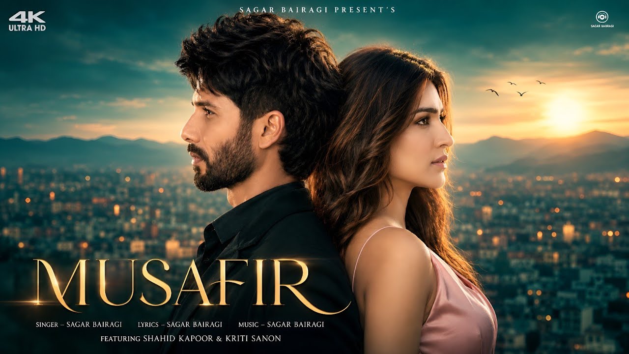 New Song 2026 | New Hindi Song | Musafir | Shahid Kapoor | Kriti Sanon | New Song