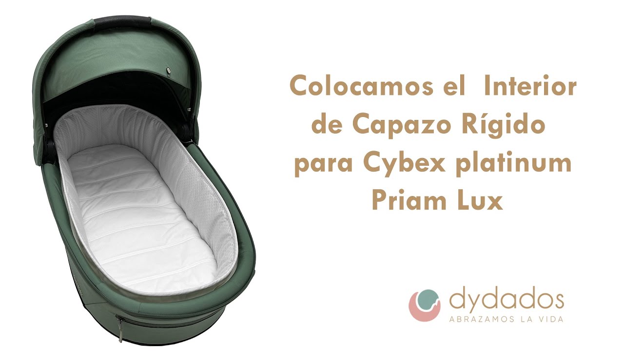 Colocamos el interior de capazo Rígido Cybex Platinum Priam Lux