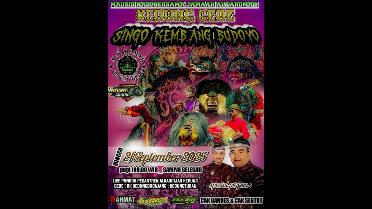 🔴LIVE STREAM SENI BARONG SKB - MAULID NABI MUHAMMAD SAW - JAMAAH AL-KAROMAH KEDUNG GEDE GONDEL