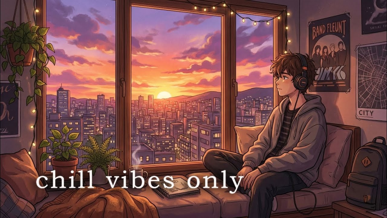 Chill Lofi Beats to Relax / Study to 🌅 Sunset Vibes & Mellow Music 