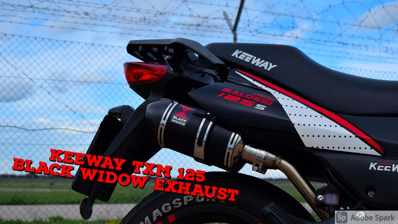 CAMBIO SCARICO AL KEEWAY - BLACK WIDOW EXHAUST