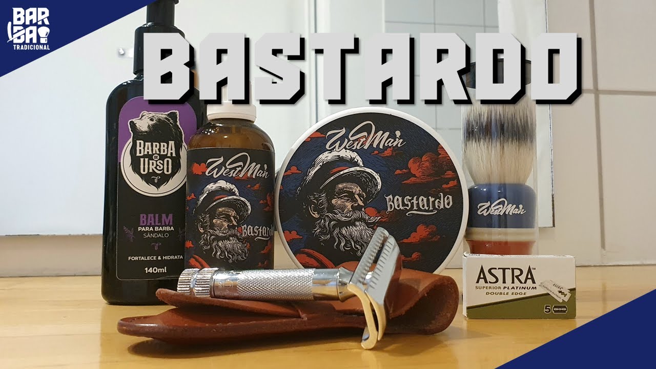 💈 BASTARDO WestMan & Merkur 37c Slant Razor - Hotel shave 💈