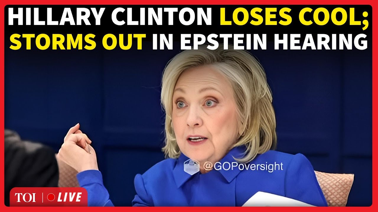 'I Am Done, Go Ask Trump': Hillary Clinton Explodes In Epstein Hearing; Reveals Shocking Details