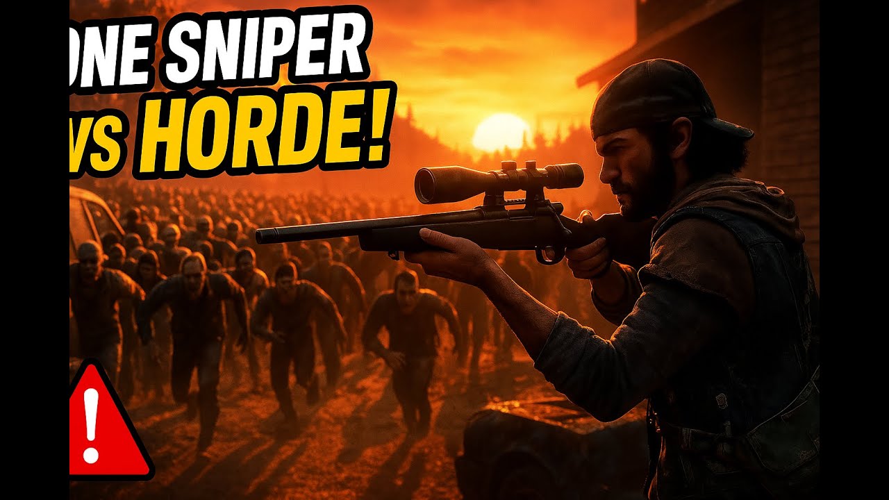 Cleared a Horde with ONE Sniper Rifle | Days Gone Stealth Kill! #sniper #stealthgameplay #daysgone
