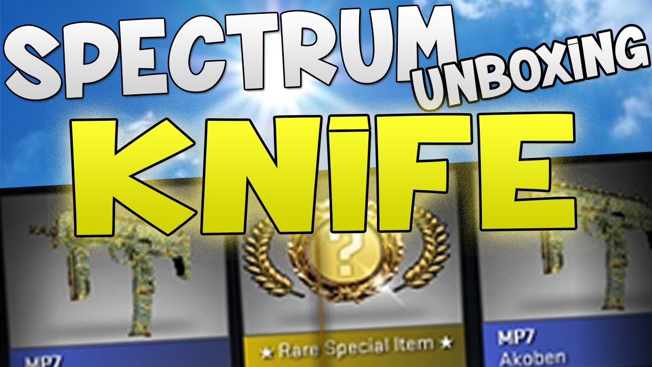'NO F*CKING WAAAY!!!' (CS:GO SPECTRUM KNIFE UNBOXING)