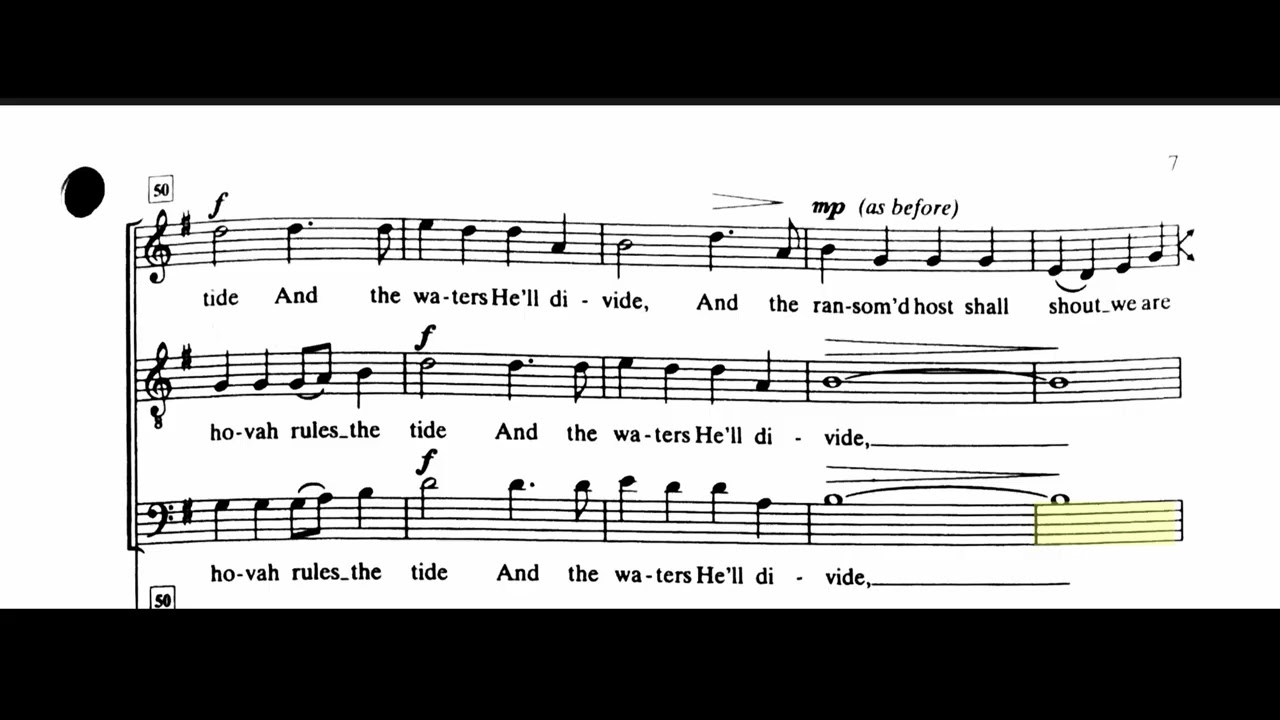 Saints Bound for Heaven - Alice Parker- Bass Emphasized