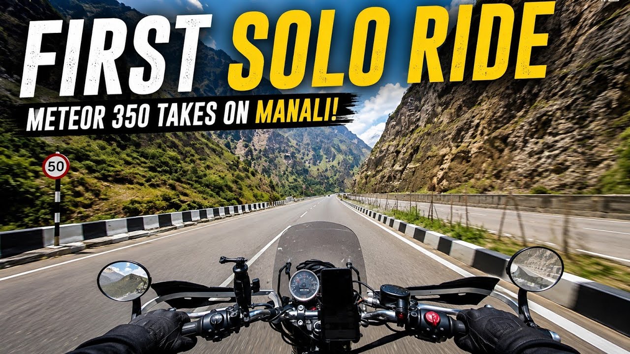 Epic Bike Ride to Manali | Royal Enfield Meteor 350 Adventure in the Himalayas #meteor350 #trending