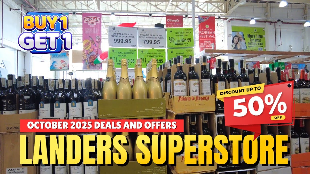 [4K] LANDERS SUPERSTORE - KOREAN FESTIVAL + OCTOBER 2025 DEALS BUY 1 TAKE 1 & 50 OFF