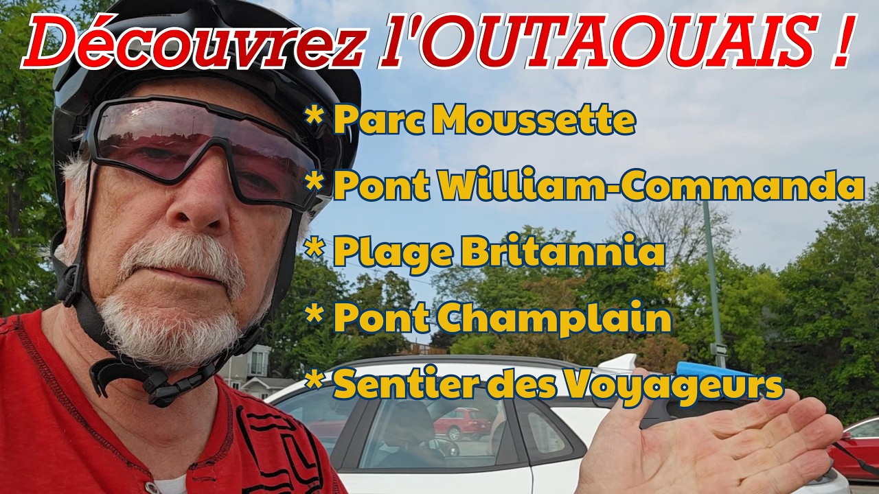 VÉLO ÉLECTRIQUE - Découvrez le  Pont Commanda - Britannia - Pont Champlain - Sentier des Voyageurs !