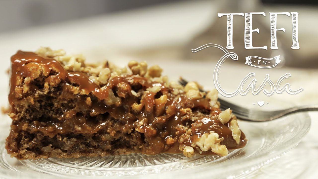 Torta de Nuez y Dulce de Leche ¡con sólo 3 ingredientes! | Tefi en Casa