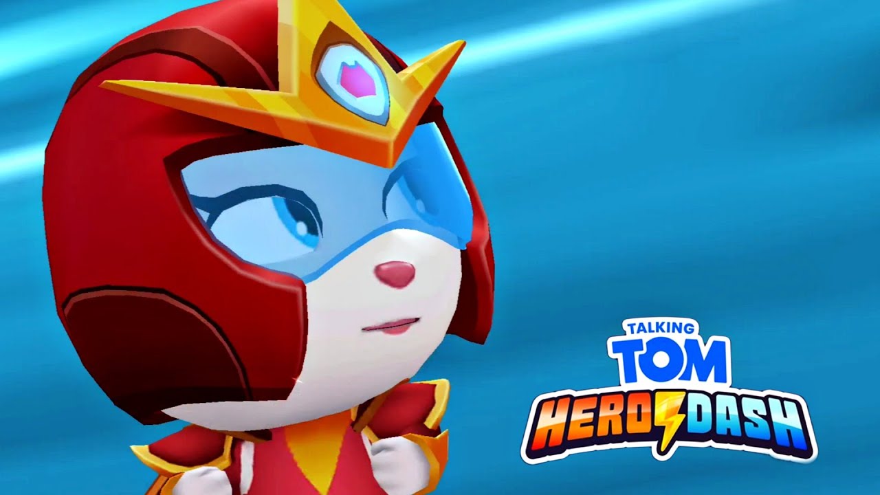 Talking Tom Hero Dash - Angela  - Gameplay, Android - LILU