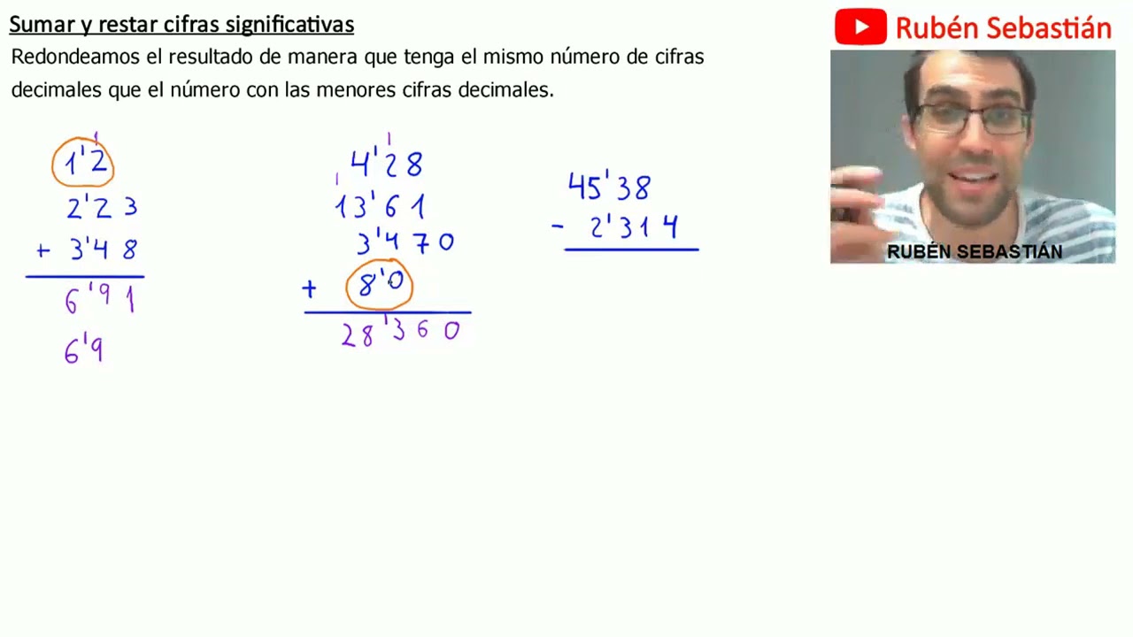 CIFRAS SIGNIFICATIVAS: SUMA y RESTA