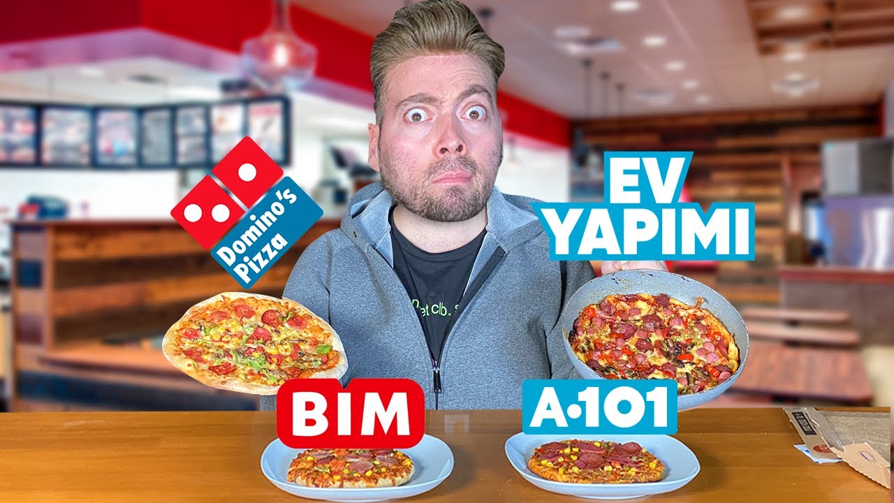 Sıfır TL' ye PİZZA YAPTIM!(Bim, a101, Domino's)