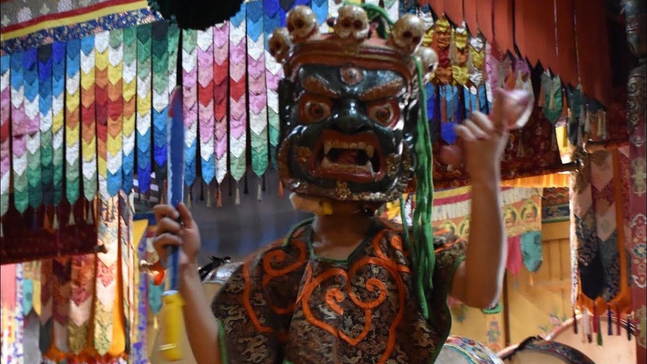 Mask Dance -Buddhist Dance || Vajrayana || Cham
