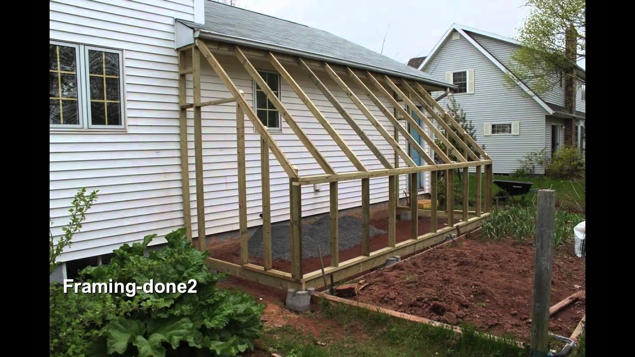 Lean-to Greenhouse