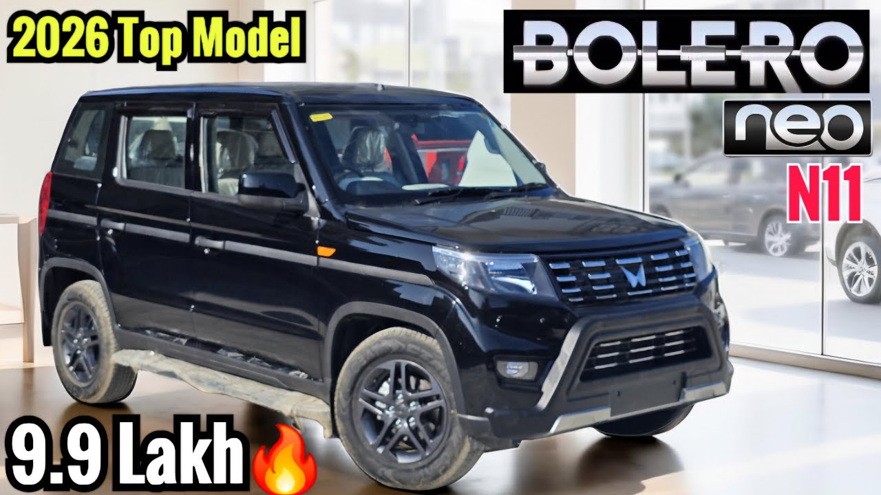 Under 4m Powerful💪Diesel SUV @10L Only🔥2026 Mahindra BOLERO NEO N11 Top Model Review❤️#boleroneo2026