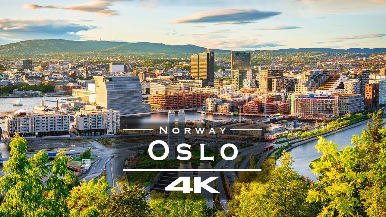 Oslo , Norway 🇳🇴 - by drone [4K]