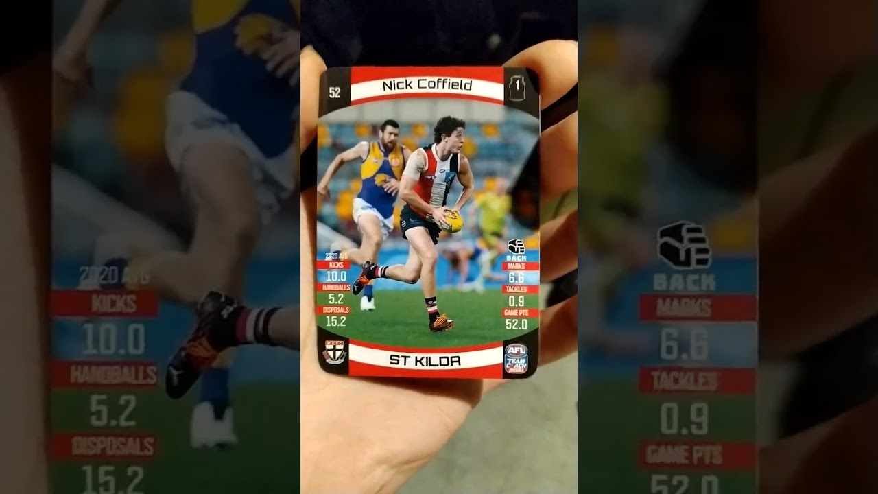 AFL 2021 Cards Collection St Kilda Nick Coffield #collection #collectables #aflcards