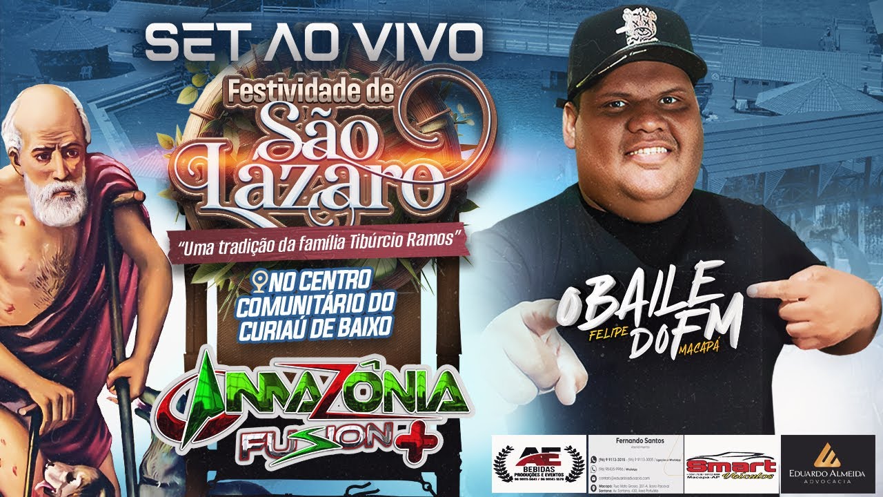 DJ FELIPE MACAPA AO VIVO - AMAZONIA FUZION - FESTIVIDADE DE SÃO LAZARO 2025 CURIAÚ