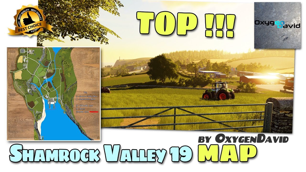 FS19 | Shamrock Valley 19 MAP - review