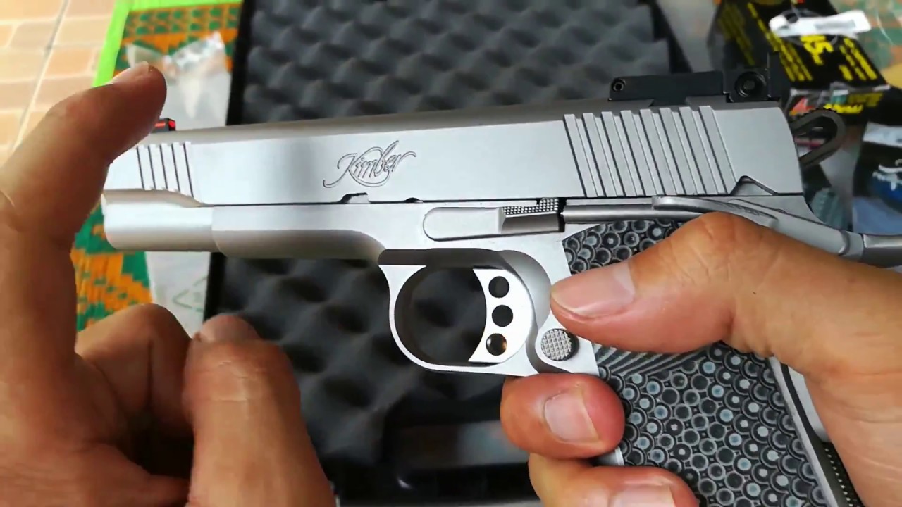 แกะกล่องปืน 11มม. 2018 kimber stainless target II