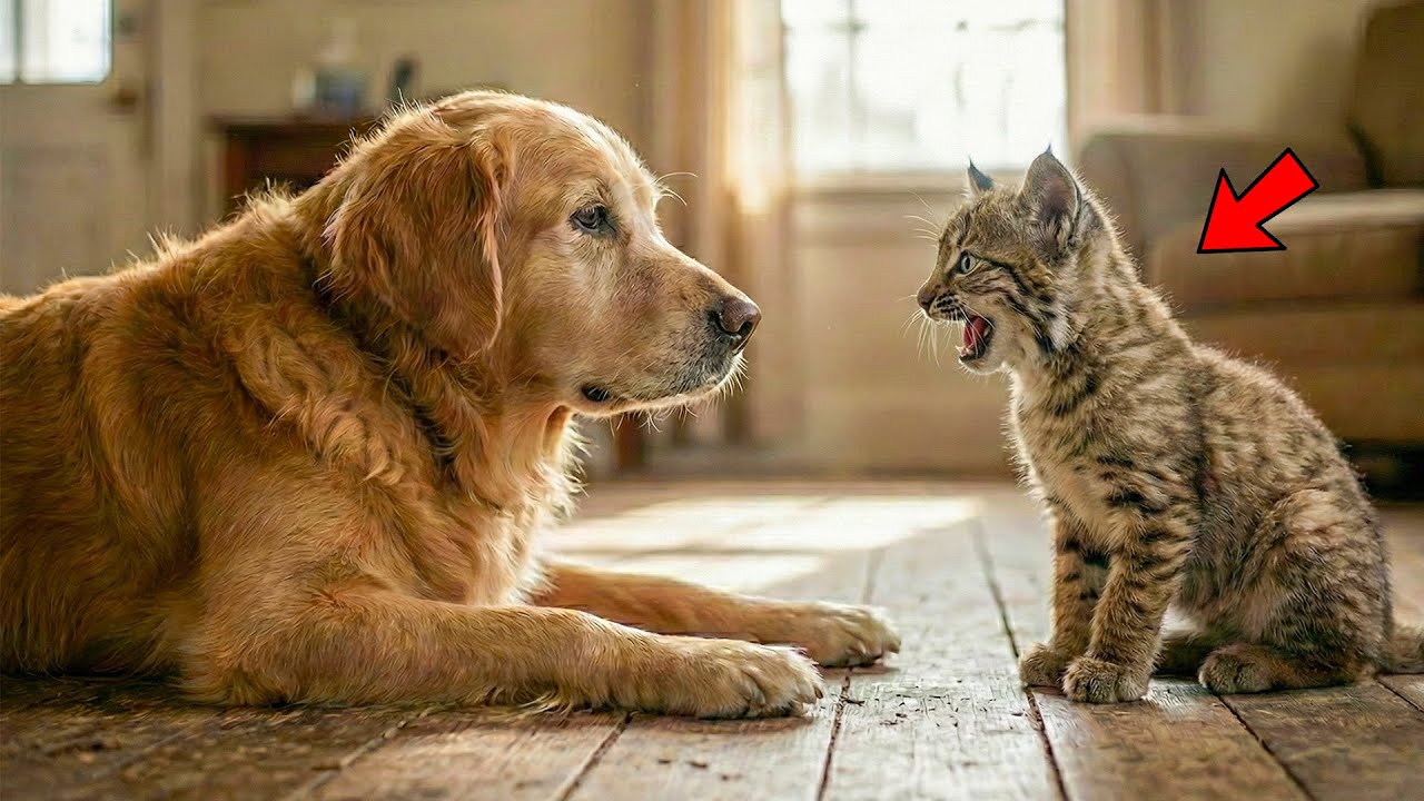 A Dying Bobcat Refused to Leave an Old Dog — What Happened Next Broke Everyone’s Heart