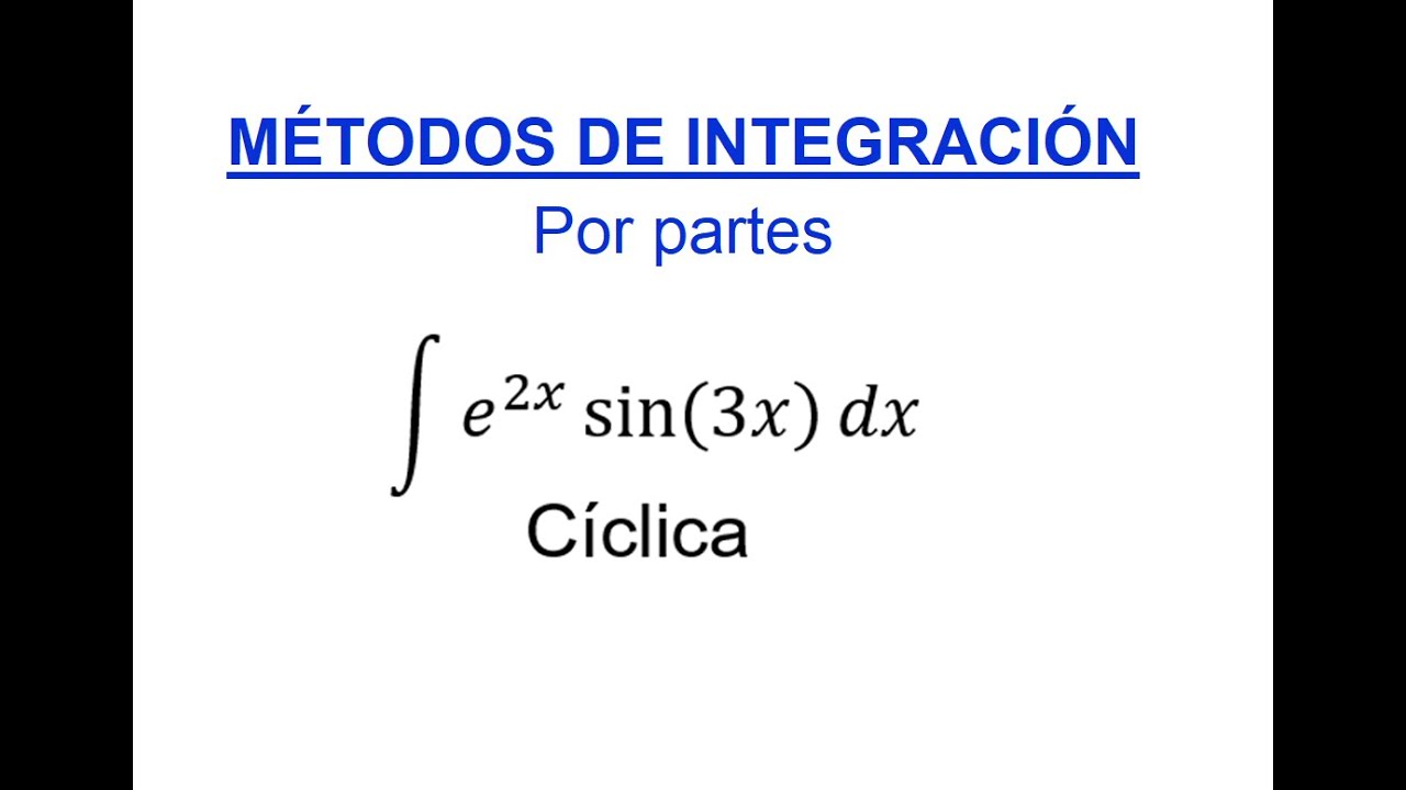 Integrales por Integración por partes - Ejemplo 2