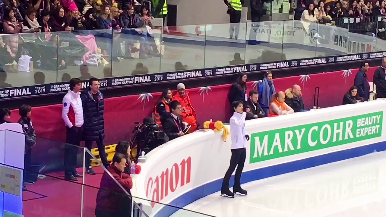 羽生結弦 Yuzuru Hanyu open practice 06.12.2019 ISU Grand Prix of Figure Skating Final in Turin (part 1)