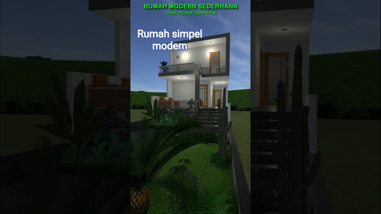 Rumah Unik Simpel Modern #rumah #rumahminimalis #rumahidamanku  #arsitekturrumah