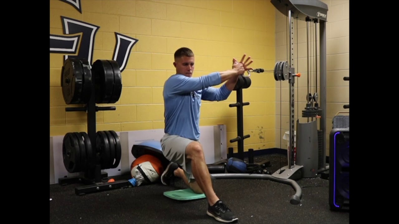 DAC Baseball - Exercise - Half Kneeling Anti Rotation Chop