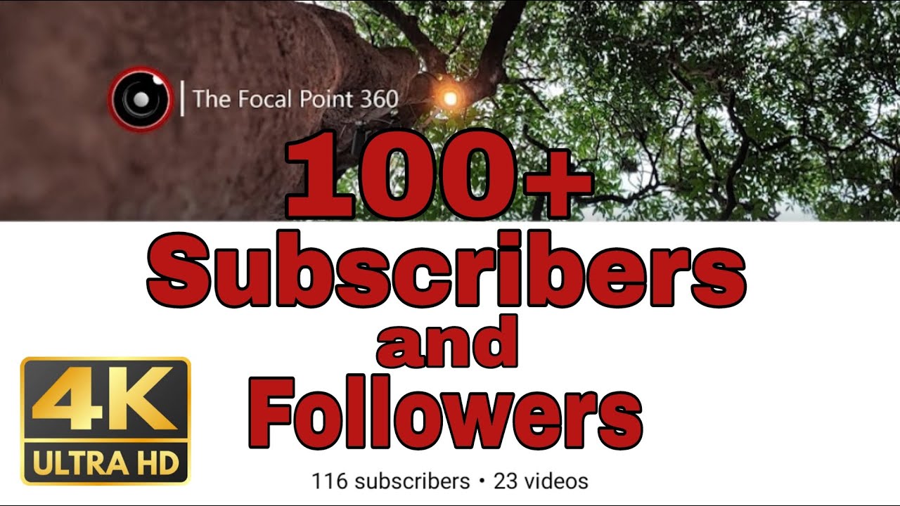 Happy 100+ Subscribers and Followers