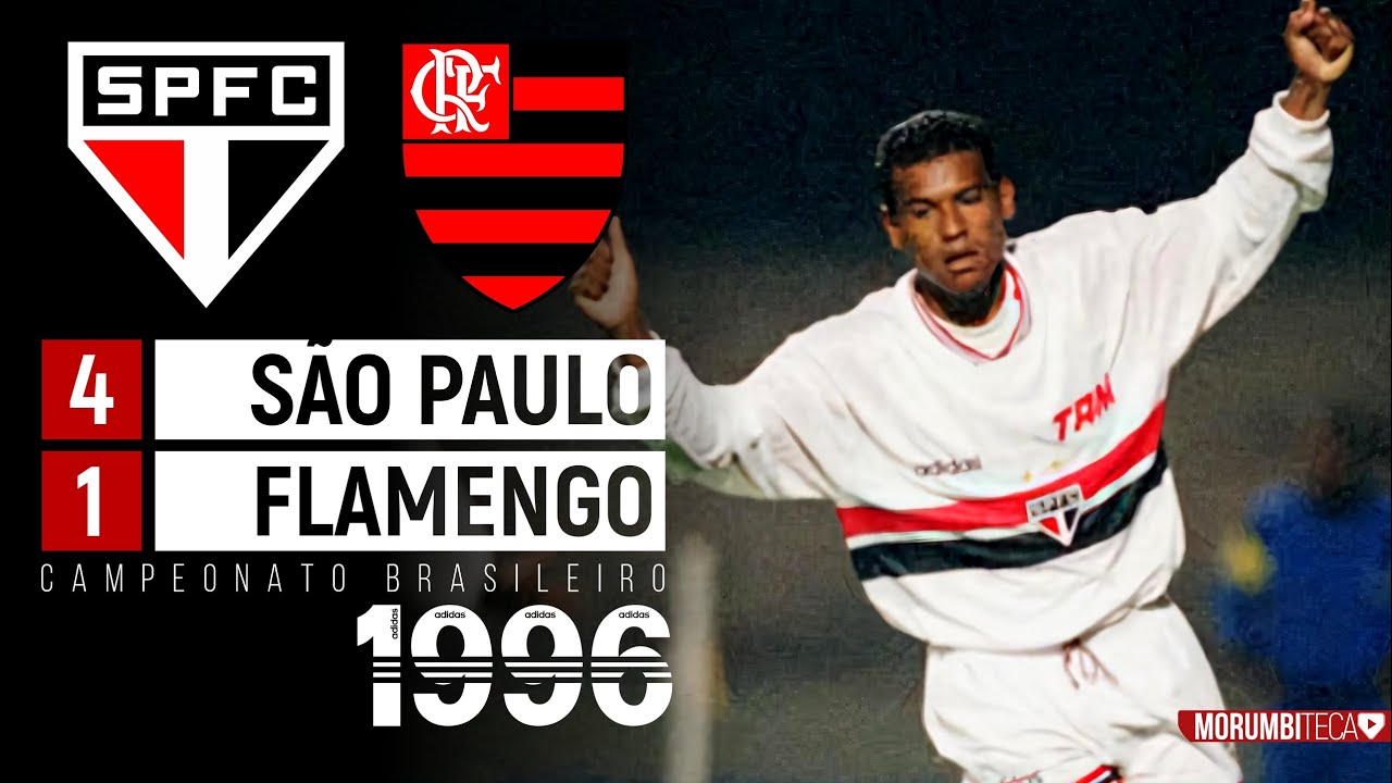 São Paulo 4x1 Flamengo - 1996 - MULLER, VALDIR, DENILSON E SERGINHO GOLEIAM O FLA DE BEBETO E SÁVIO!